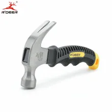 160 мм молоток, мини молоток безопасности, углеродистая сталь, мягкая резиновая ручка для ручной инструмент для дерева