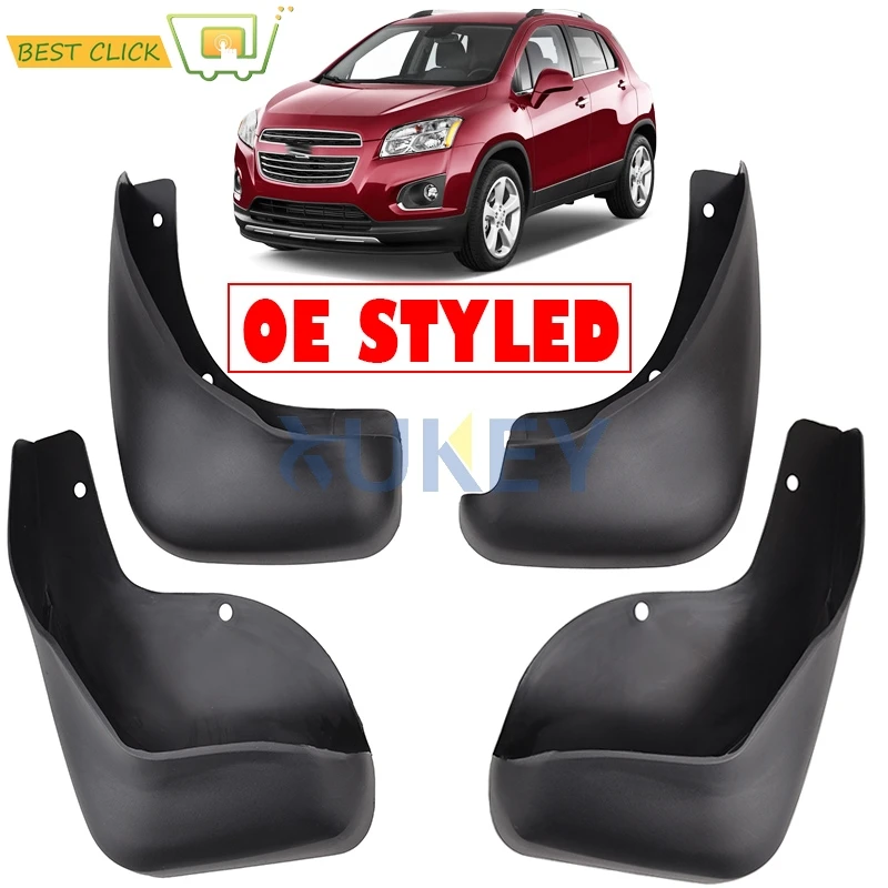 

OE Styled Mud Flaps For Chevrolet Trax Tracker Holden 2013-2018 Mudflaps Splash Guards Mud Flap Mudguards 2014 2015 2016
