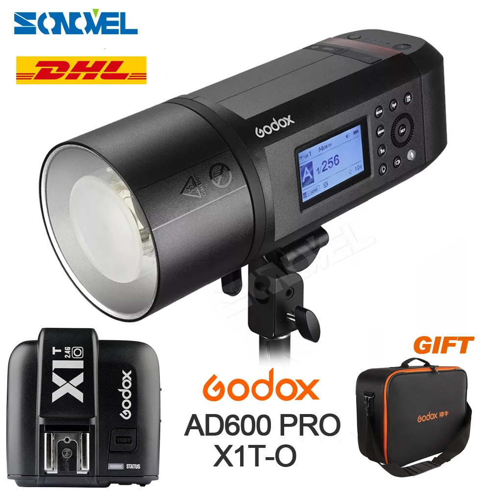 

Godox AD600Pro WITSTRO Outdoor Flash Li-on Battery TTL HSS 2.4G Wireless X System for Panasonic Olympus E-M1 II E-M5 II PEN-F