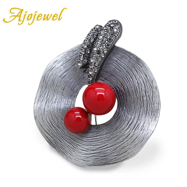 Ajojewel Argento Antico Cappello di Colore A Forma di CZ Vintage Spille Pins Per Ajojewel Argento Antico Cappello di Colore A Forma di CZ Vintage Spille Pins Per