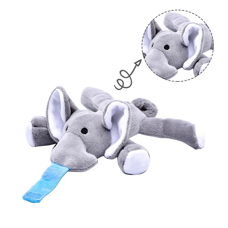 Baby Hanging Toys Pacifier Clip Pacifier Lovely Stuffed Animals Hang Clips Feeding Holder Plush ANJ05