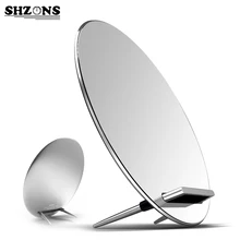 SHZONS Qi Wireless Charger Makeup Mirror Fast Charging Stand 9V/1.67A for iPhone 8 10 X for Samsung S7 S8 S8+ USB Dash Charger