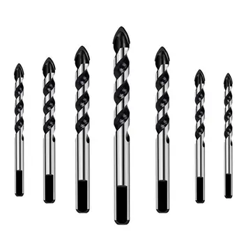 

Tungsten Carbide Drill Bit Set for Porcelain Ceramic Tile, Concrete, Brick Wall, Glass, Mirrors, Plastic Masonry and Wood (3 4