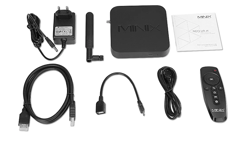ТВ приставка MINIX NEO U9 H + A3 Android 6.0.1 Amlogic S912 2 Гб восьмиядерная стандартная ГБ 16
