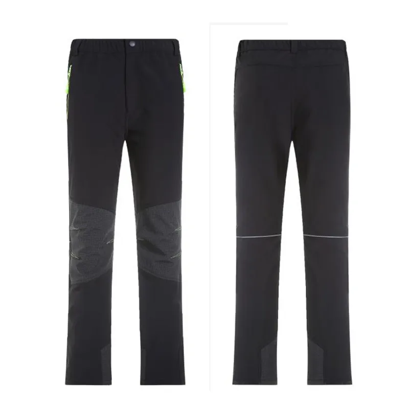 Autumn Winter Boys&Girls Outdoor Hiking Pants Softshell Trousers Waterproof Windproof PantsTrousers