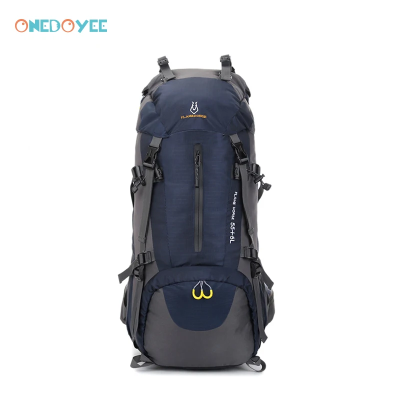 Onedoyee походный рюкзак для кемпинга, спортивная сумка, походный рюкзак для альпинизма, для альпинизма, для мужчин t 60L, для мужчин и женщин - Цвет: Серый цвет