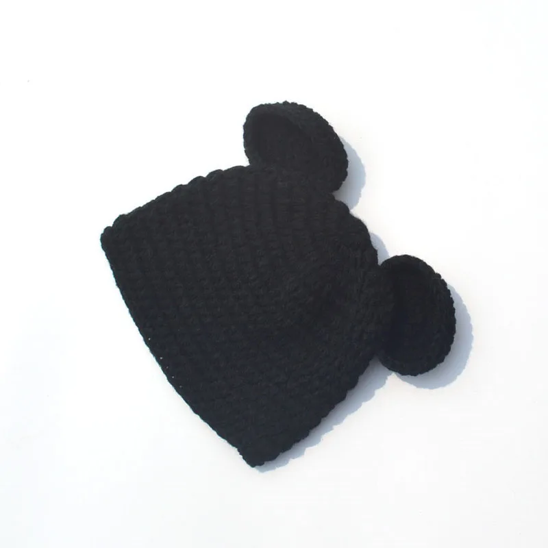 Newborn Mickey Photo Props Baby Infant Boy Mickey Hat Diaper Cover & Shoes Outfit Newborn Cartoon Photography Props H284 5