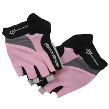 MOOL ROCKBROS велосипедные спортивные перчатки фитнес перчатки с пряжкой Розовый L