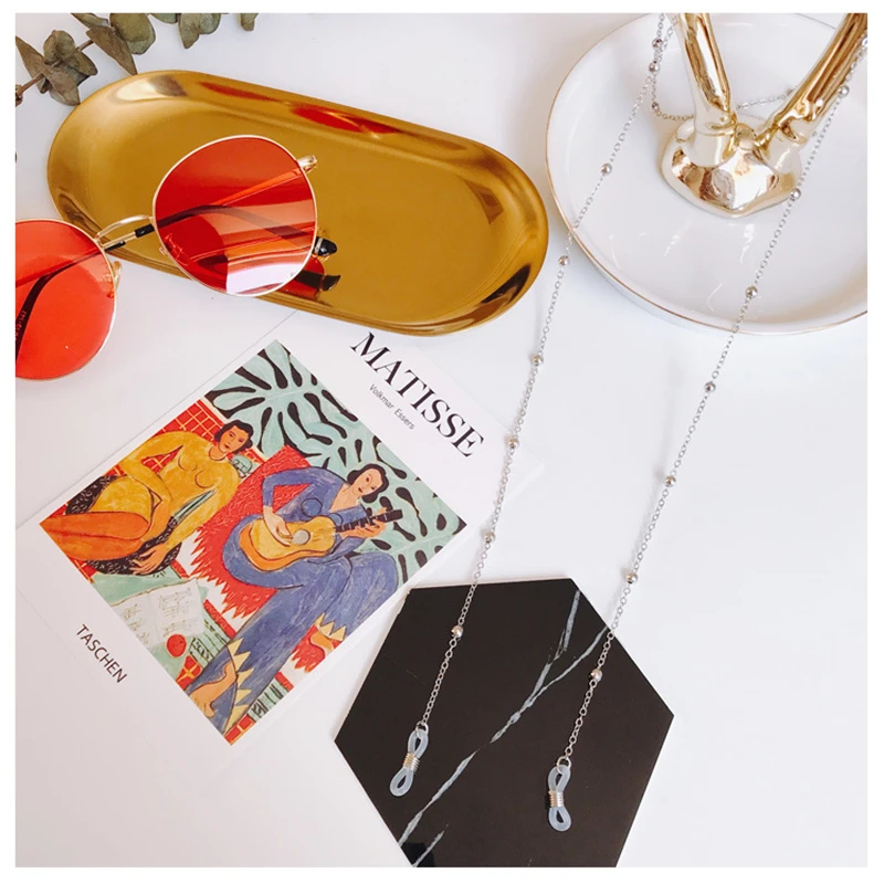 Fashion Eyewears Cord Holder neck strap Rope Chic Womens Gold Silver Eyeglass Chains Cat Sunglasses Reading Beaded Glasses Chain Fashion Eyewears Cord Holder neck strap Rope Chic Womens Gold Silver Eyeglass Chains Cat Sunglasses Reading Beaded Glasses Chain