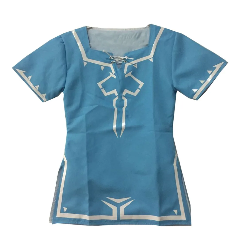 2019 Gioco Zelda Breath Of The Wild Link Costume Cosplay Solo Top
