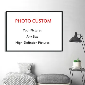 

OUCAG Custom Size Printing Photo Spray Painting Custom Canvas Print On Canvas Printing Wall Pictures Home Decoration No Frame