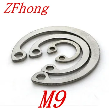 

50pcs 304 Stainless Steel SS DIN472 M9 C Type Snap Retaining Ring For 8mm Internal Bore Circlip