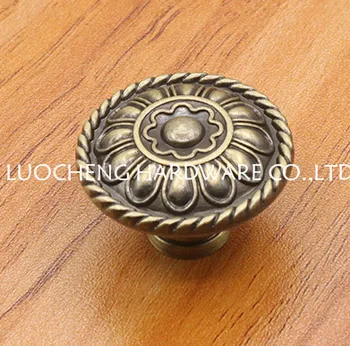 

10PCS/ LOT 30mm Antique Style cabinet handle antique knob furniture hardware door knob