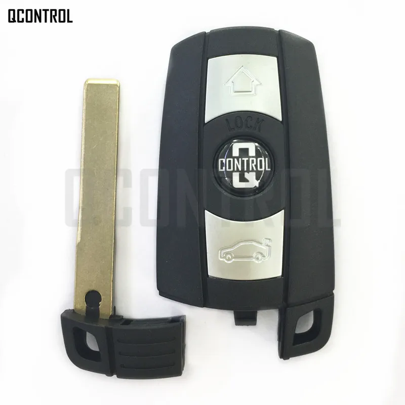 QCONTROL Car Remote Smart Key 868MHz for BMW 1/3/5/7 Series CAS3 X5 X6 Z4 Car Control Transmitter with Chip