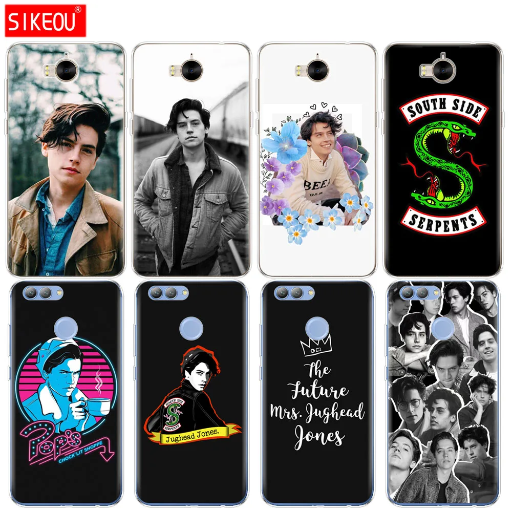 

Silicone phone Cover Case for huawei Y3 Y6 Y5 2 II 2017 nova 3e 2s 2 LITE plus tv riverdale Jughead Jones