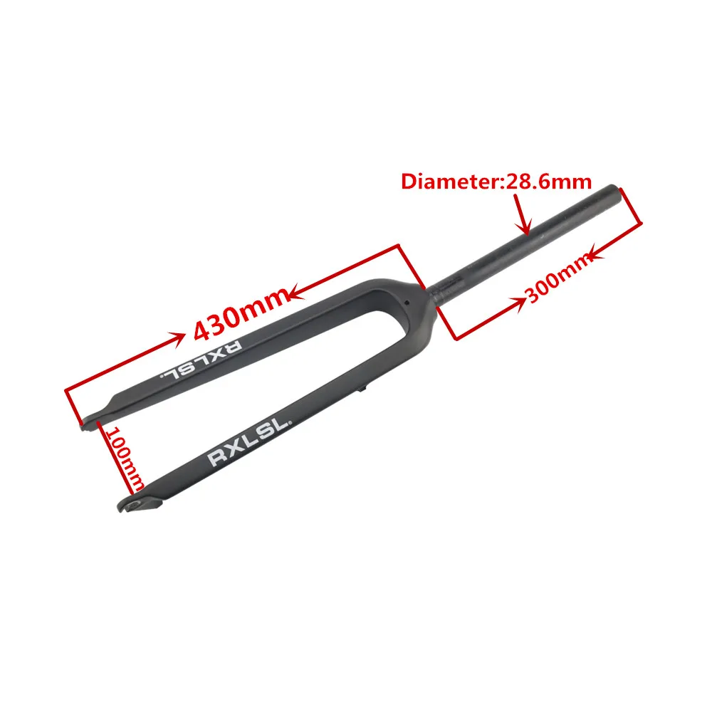 RXL SL Bicycle Fork 26ER Bike Fork Carbon Fiber Front Fork For Bicycle Lightweight 28.6mm UD Matte Mountain Bike Forks (4)