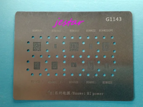 

3pcs-15pcs BGA Stencil Direct Heating Reballing Stencil for huawei HI6421GFC Hi6422 Hi6522 Hi6523 Hi6551 Hi6553 Hi6555 Hi6561