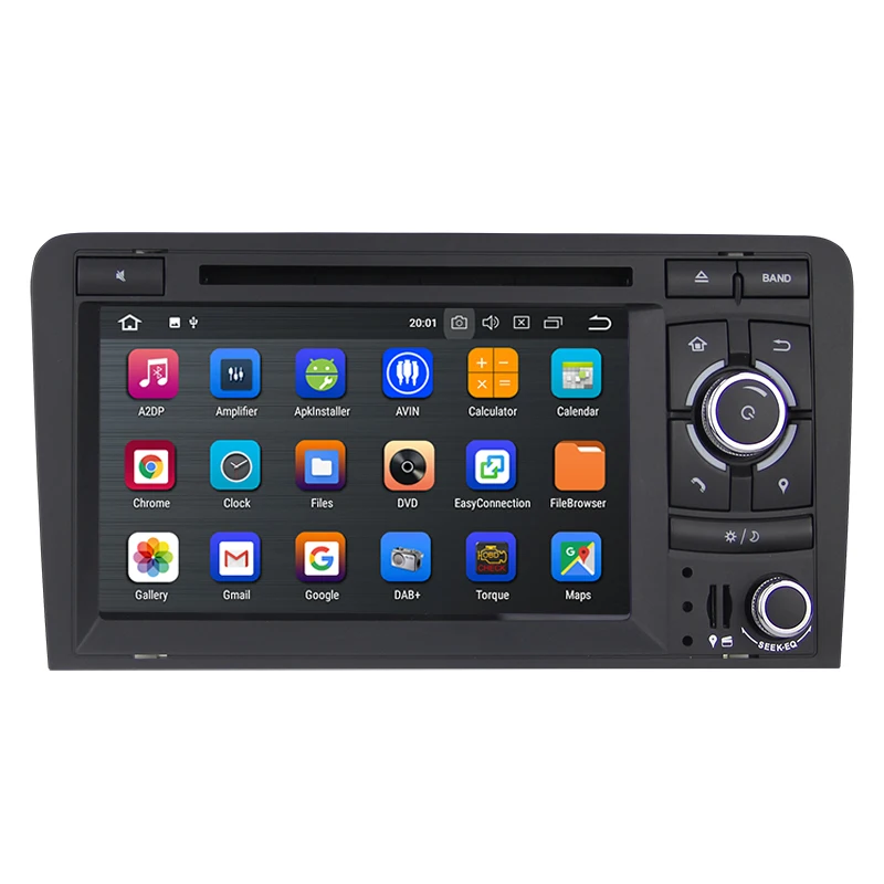 Top KSAOTU 7" DAB+ 4G Android 8.0 Car DVD Player SD GPS for Audi A3 2