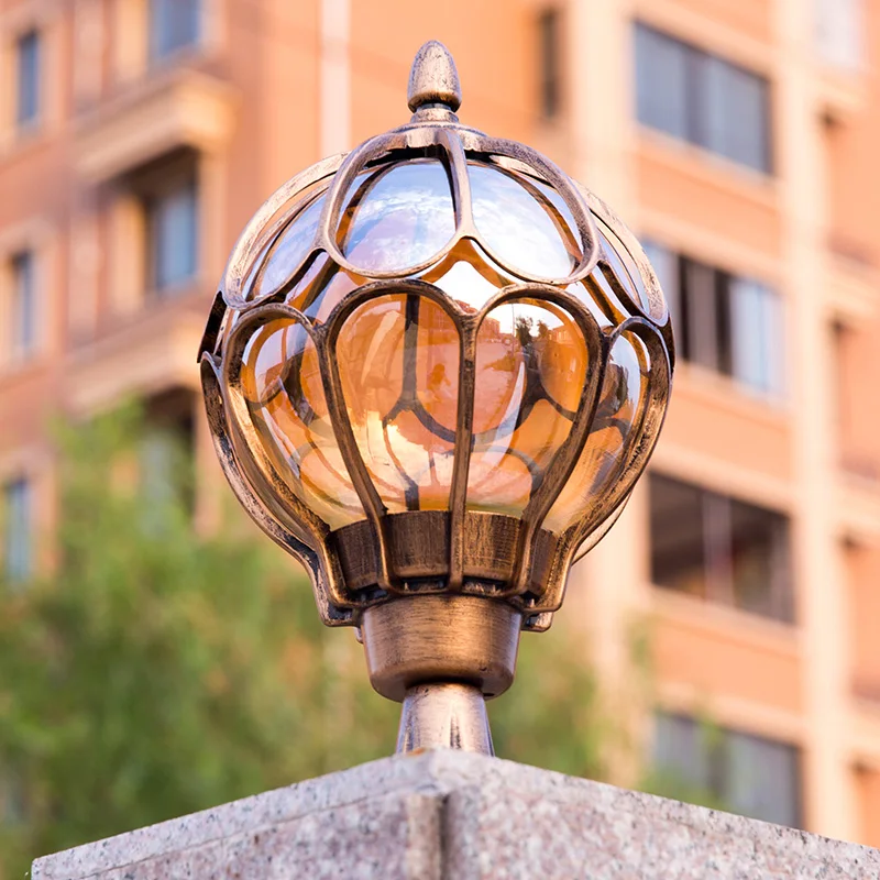 Buy Bronze Aluminum Pillar Lantern