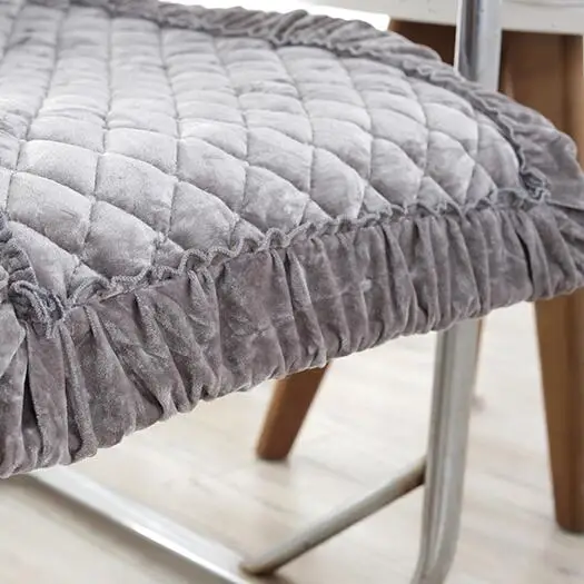 Fyjafon подушка для сиденья теплая Нескользящая подушка для стула зимняя плюшевая спинка длинная подушка для стула фиксируется на стуле 40*135/45*135/50*135