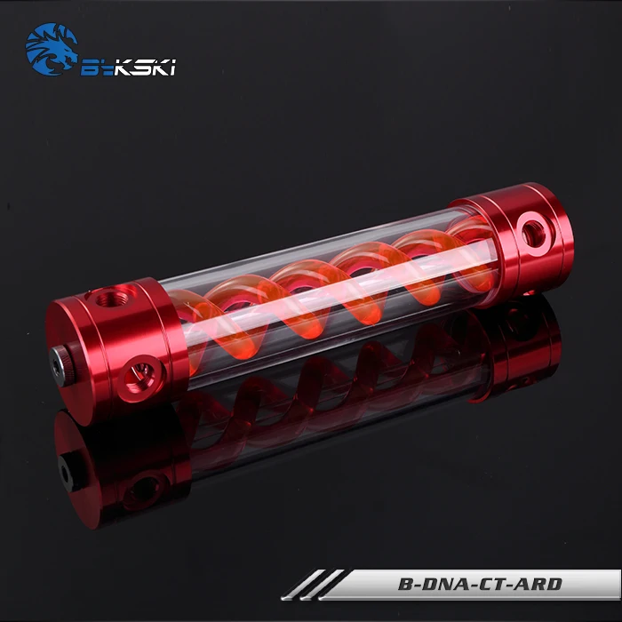 

Bykski B-DNA-CT, 260mm T Virus Cylindrical Reservoirs, Red/Green/Blue Style AluminumAlloy , Water Cooling Tanks