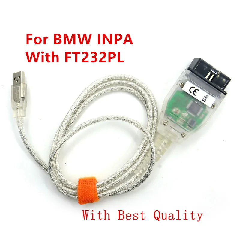 Профессиональный чип FT232RL для BM * W INPA K + CAN Ediabas считыватель кодов OBD2 USB интерфейс DCAN