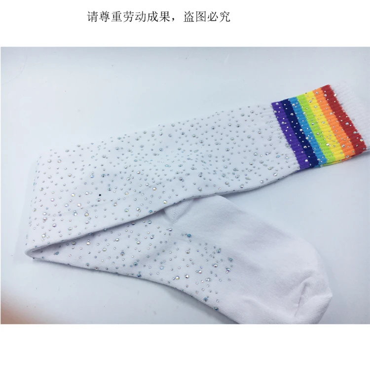 Сексуальные женские носки, высокие носки до бедра для девочек, хлопковые чулки, школьные японские чулки, гольфы, Harajuku Street, хип-хоп SW117c9