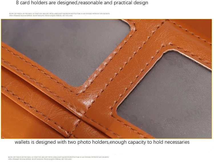 AMONCHY Women Wallets Practical Artificial Leather Female Clutch Wallet Long Zipper Purses (27)