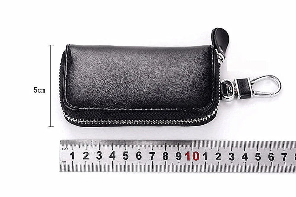 BISI GORO Luxury Key Holder Leather Key Organizer Men&Women Car Key Bag Fashion Housekeeper Key Holder Creative Gifts