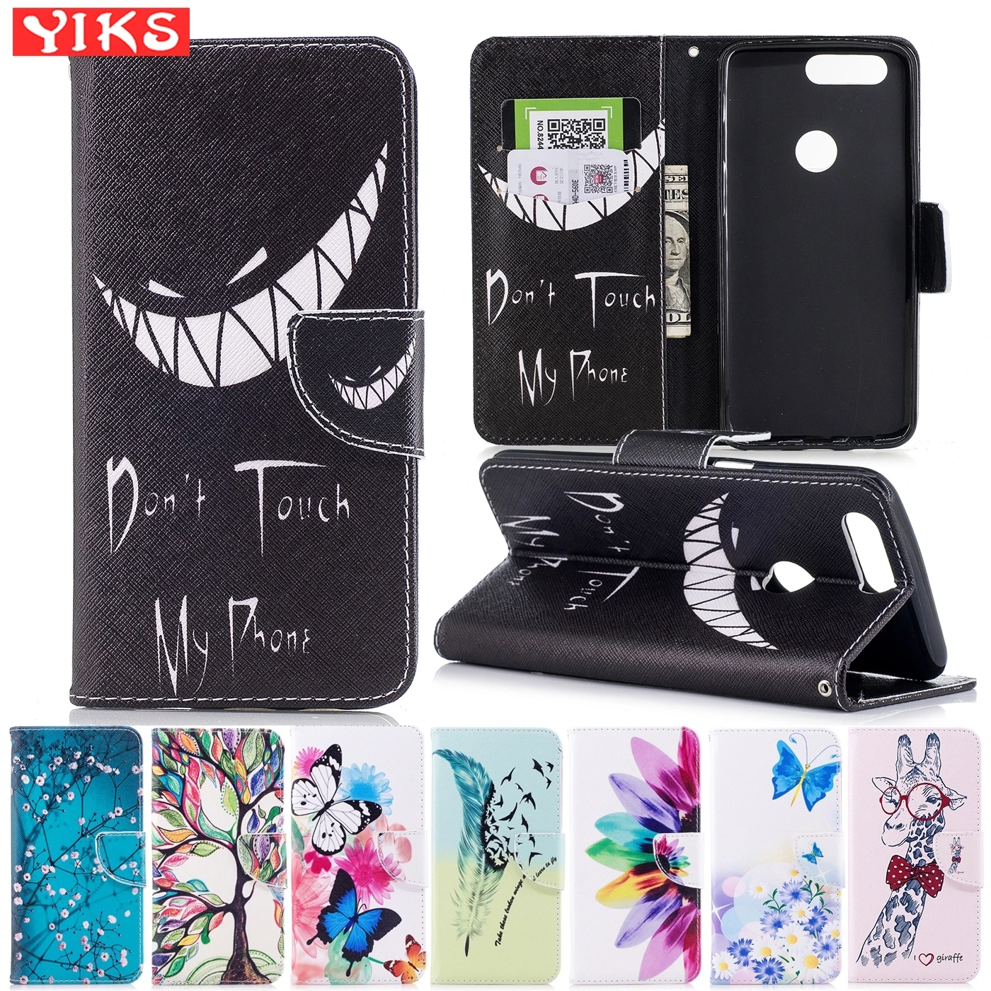 

For Oneplus 5T Case Leather Flip Wellet Cover Case For Oneplus 5t/ One plus 5t Soft Silicone Phone Bag with Stand Shells