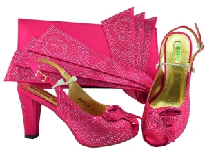 New Fashion Italian Design Shoes With Matching Bags African 10 cm High Heel Women Shoes and Bags Set For Prom Party MM1076 New Fashion Italian Design Shoes With Matching Bags African 10 cm High Heel Women Shoes and Bags Set For Prom Party MM1076