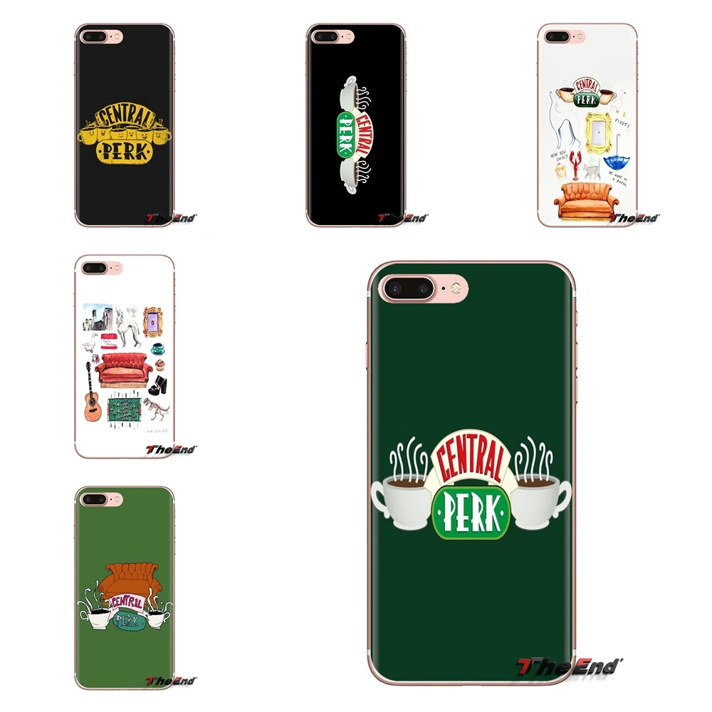Central Perk Collage Friend TV Show Transparent TPU Cover Bag For Huawei Mate Honor 4C 5C 5X 6X 7 7A 7C 8 9 10 8C 8X 20 Lite Pro |