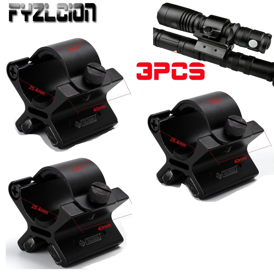 

Outdoor Hunting Flashlight Mount Riflescope High Wide Ring Magnetic Mounts Tactical 1 Inch Barrel Magnet Mounts