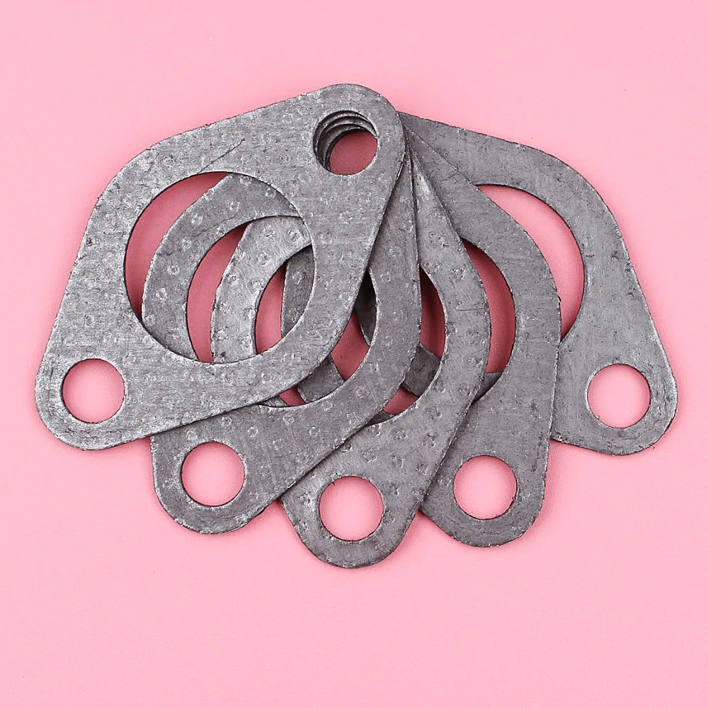 5pcs/lot Exhaust Muffler Gaskets For Honda GX390 GX340 GX270 GX240 13HP 11HP 9HP 8HP GX 390 340 270 240 Lawn Mower Engine Part 5