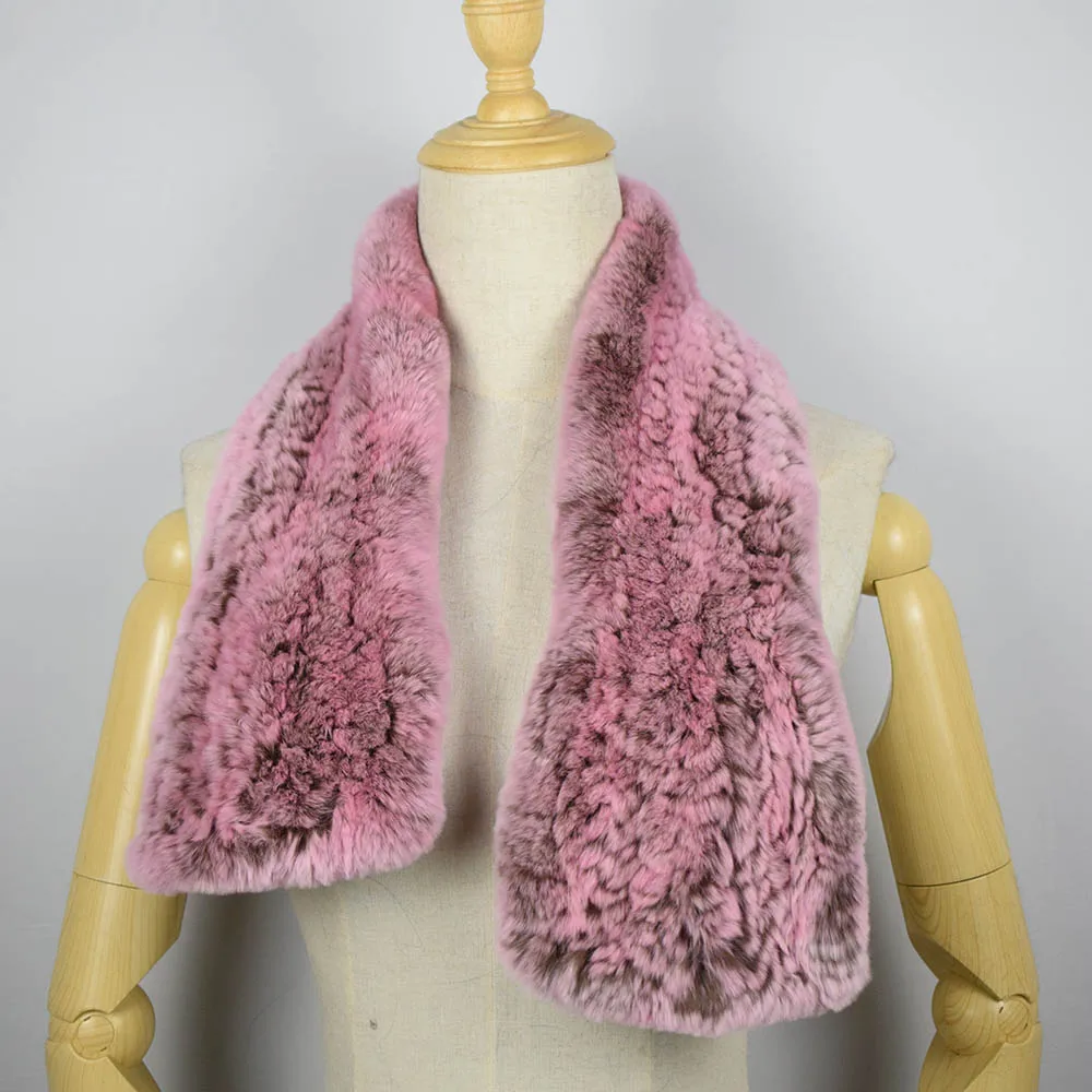 rex rabbit fur scarf short 11