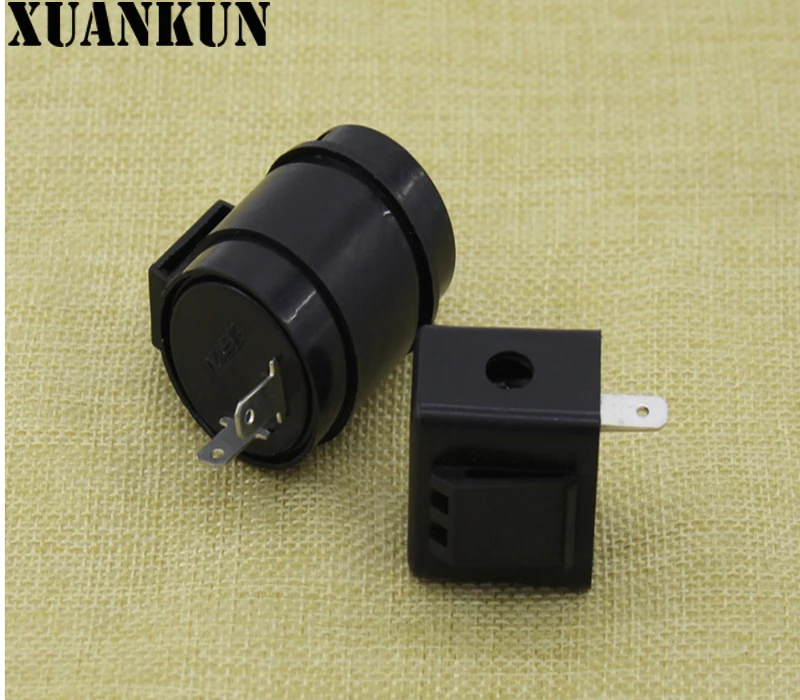

XUANKUN 12V 48V 60V Electric Motorcycle Accessories to Prompt Buzzer Sound Flasher Flasher
