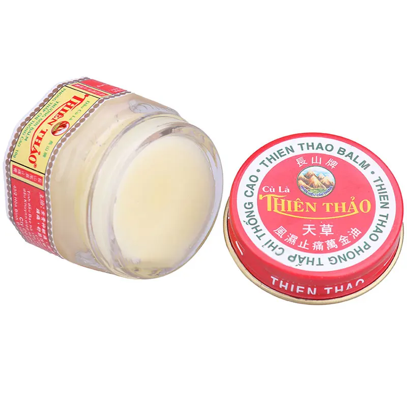 

Vietnam THIEN THAO Balm Oil Ointment 10g Sciatica Rheumatism Headache Stomachache Sniffles Insects Bites Sprains DC88