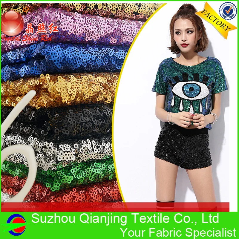 

High Density 15 Colors Fashionable Dress Making 3mm Mermaid Sequin Fabric