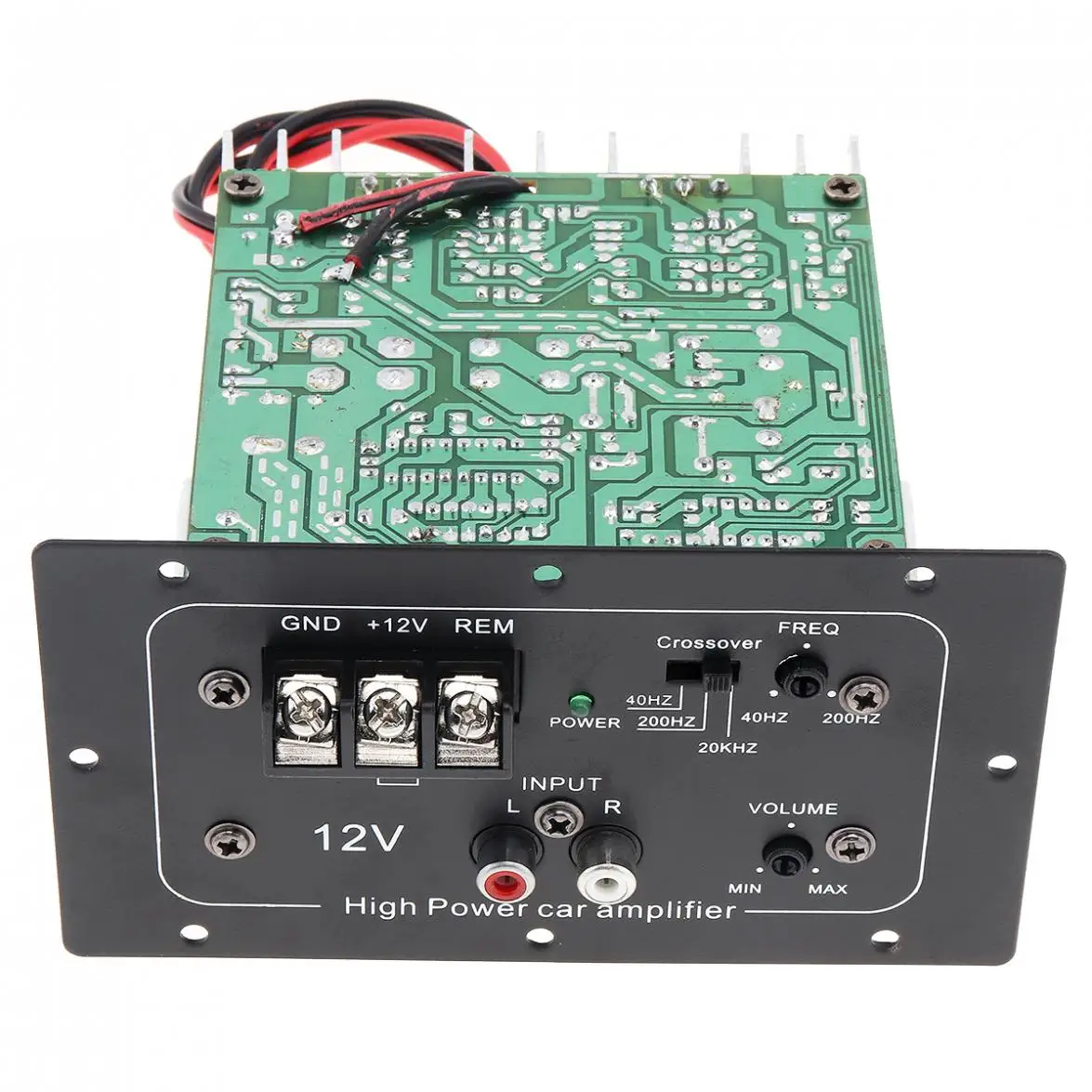 150W 12V черный Универсальный Мощность Фул бас автомобильный сабвуфер аудио аккустическая система для Мощность Плата усилителя для 6/8/10 дюймов автомобильный сабвуфер