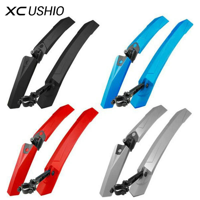 

2018 New Arrival 1 Pair Mountain Bike Bicycle Front Rear Mudguard Set Portable Mud Guard Road Wings