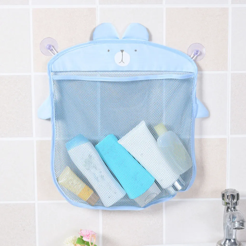 

Feiqiong Cartoon Hanging Bag For Bathroom Knitted Net Mesh Storage Bags Baby Bath Toys Shampoo Organizer Container Hot