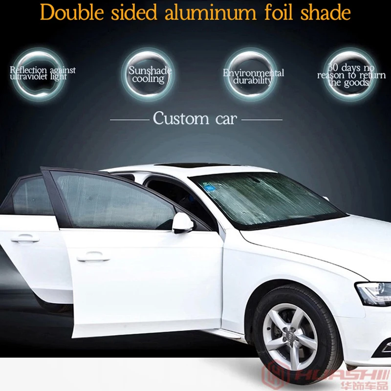 

car window sunshade protection Car Covers Sun Shade Car Front Rear+side Window Cover FOR VW Polo Golf 6 7 Touareg SUV ETC.
