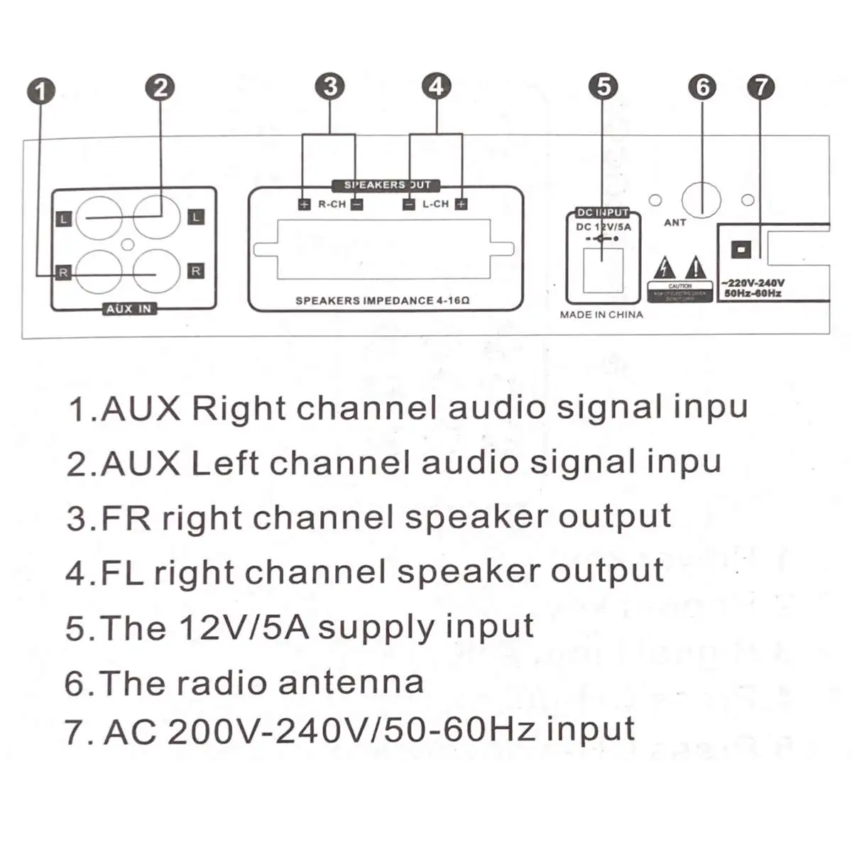 800 Вт 600 Вт автомобильный усилитель Hi-Fi 2 CH аудио Мощность усилитель 12/220V дома Театр усилитель аудио Поддержка цифровой FM радио USB SD/пульт дистанционного управления Управление