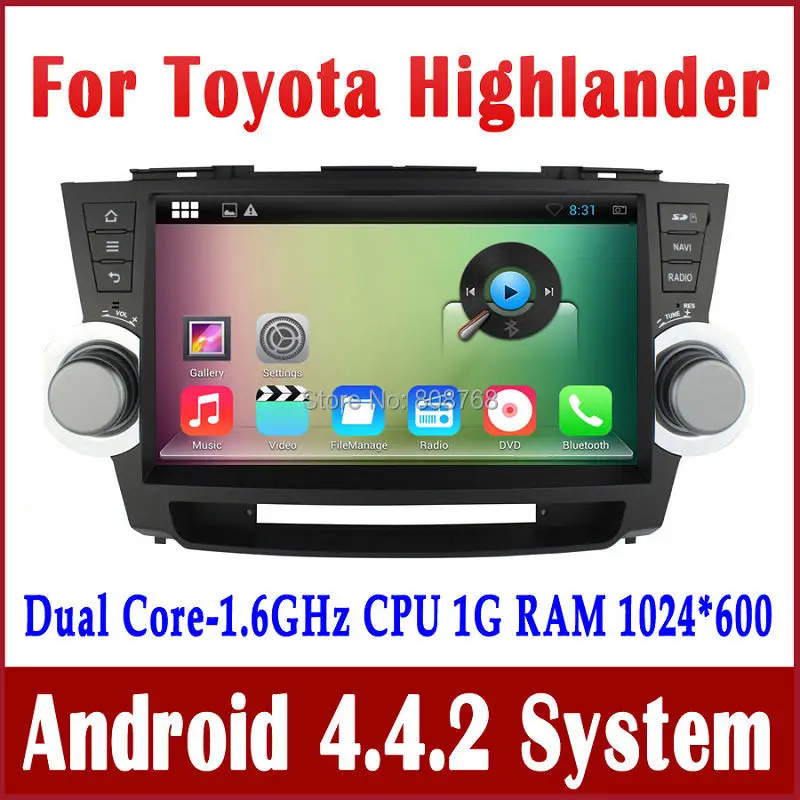 Toyota Highlander Dvd Player