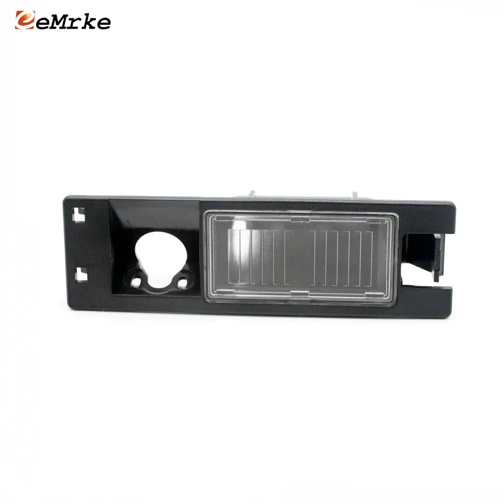 

EEMRKE Car Camera Bracket Black Color License Plate Lights Housing for Alfa Romeo 147 156 159 166 Brera Giulietta Mito GT Spider