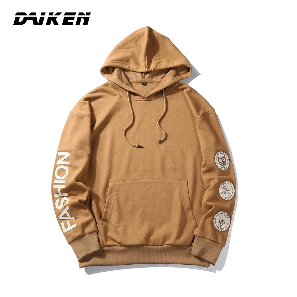 Daiken тонкие модные хип-хоп мужской толстовка Для мужчин Повседневное уличная