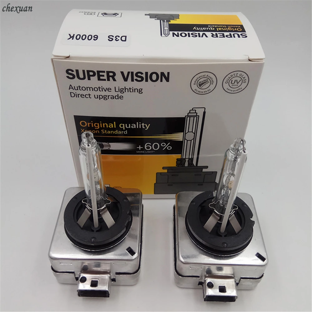 CSCSNL 2 шт. HID ксеноновая лампа D1S D2S D3S D4S D1R D2R D3R D4R комплект автомобильных фар Лампа 12