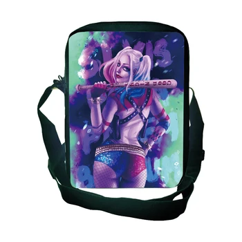 

Suicide Squad Harley Quinn Crossbody bag Students School Crossbody bag Fashion New Beautiful School Shoulder Bag