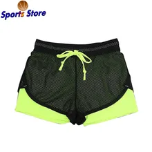 Женские шорты для йоги, занятий спортом, фитнесом, 2 в 1, женские спортивные шорты, крутые женские спортивные шорты для бега, одежда для фитнеса, женская одежда для бега