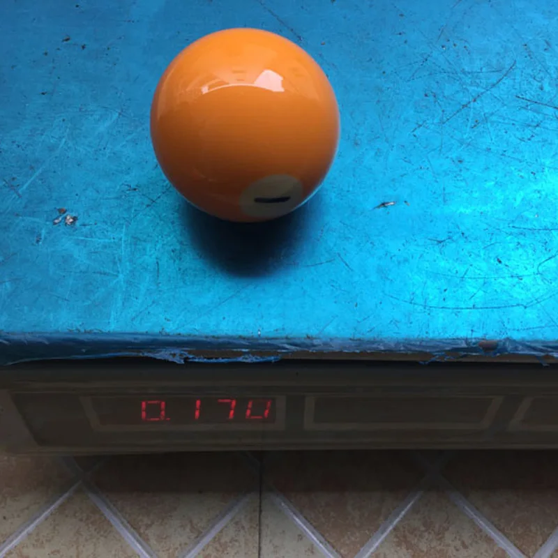 High Quality 57.2mm Resin Billiards Pool Samll Number Design Ball-in-Ball Shape Complete Set of Balls 2 1/4 inch Nine-Ball Balls